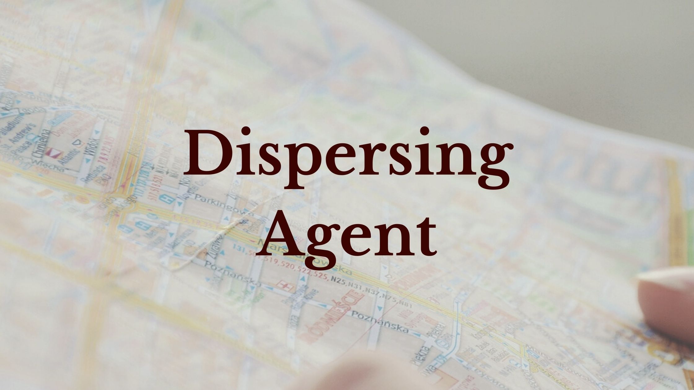 Dispersing agent